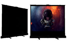 Telón para video beam de piso 240x180 cms