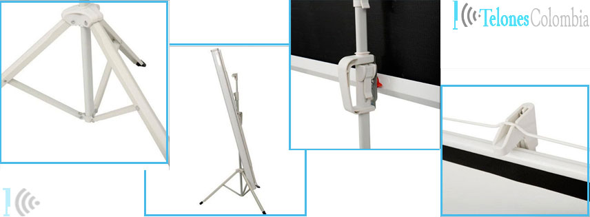 Como armar una base tripode de video beam