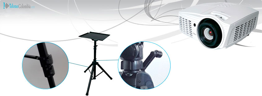 Soporte tripode portatil para video beam
