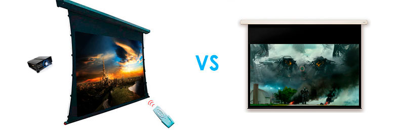 Diferencias de telon translucido de proyeccion trasera y de proyeccion frontal