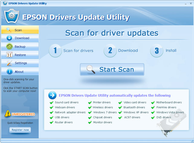 drivers de un proyector epson