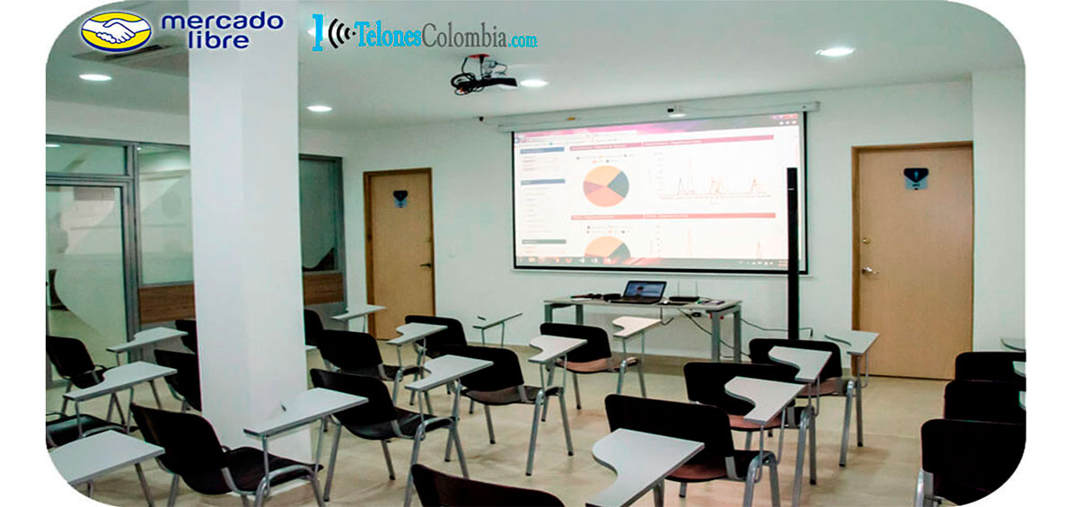 Pantalla de proyección MercadoLibre Colombia