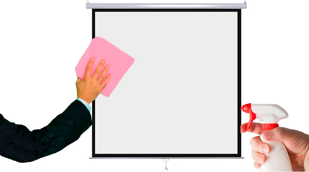 Como limpiar Telones para video proyección