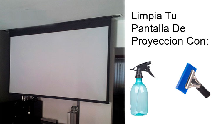 Guia de mantenimiento para pantalla de proyeccion