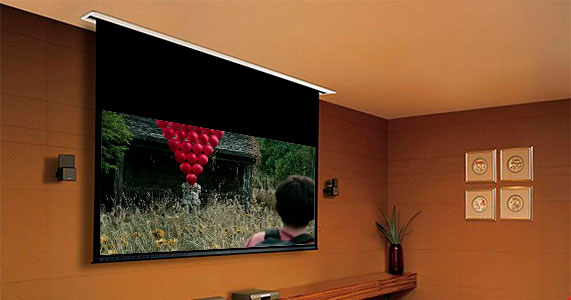 Pantallas de proyeccion electricas, manuales, tripode