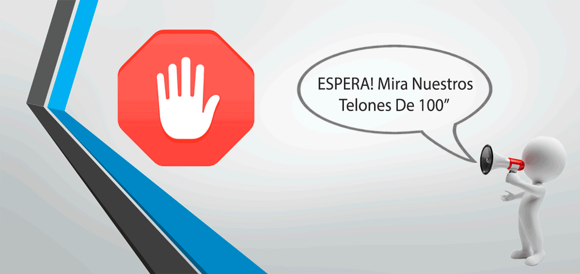 Pantalla de proyección de 100 pulgadas