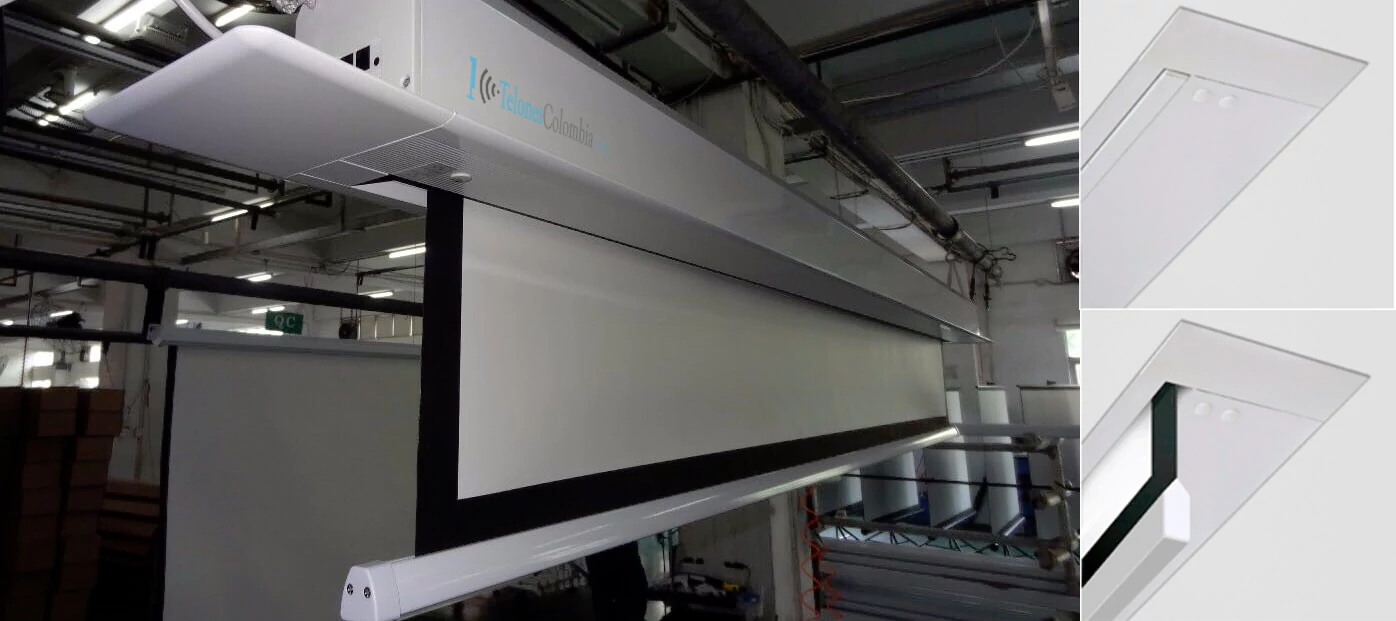 Telones de Video Proyección para Empotrar al Techo