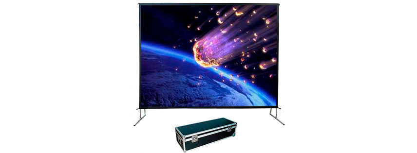 Pantalla con Estructura de retro proyección 240x180