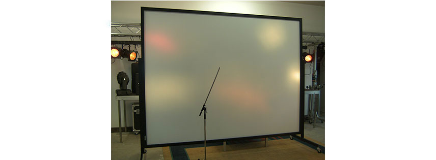 Pantalla para video beam de 480x260 cms