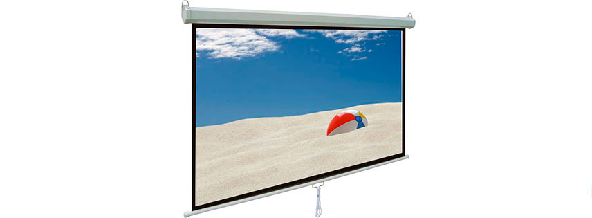 Pantalla para video beam de 180x180 cms