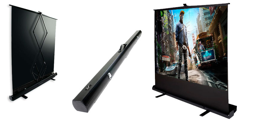 Pantalla portable de piso 200x200 cms