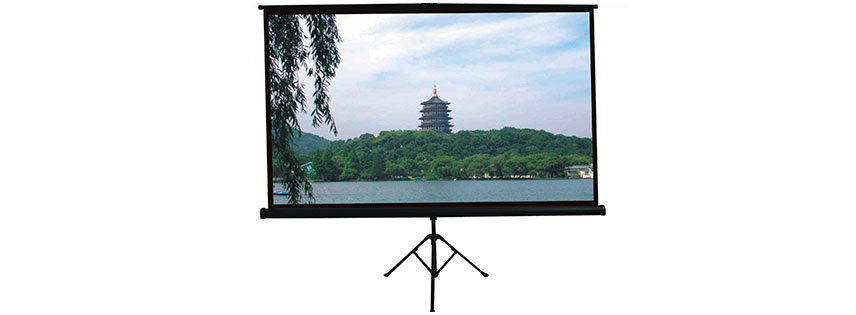 Telón tipo trípode de 234x177 cms