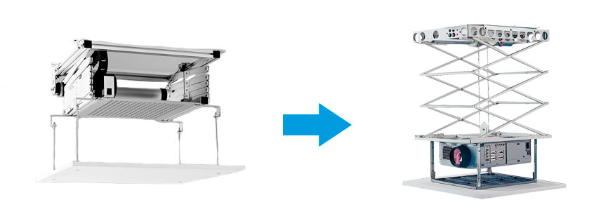 Ascensor eléctrico de 2 metros