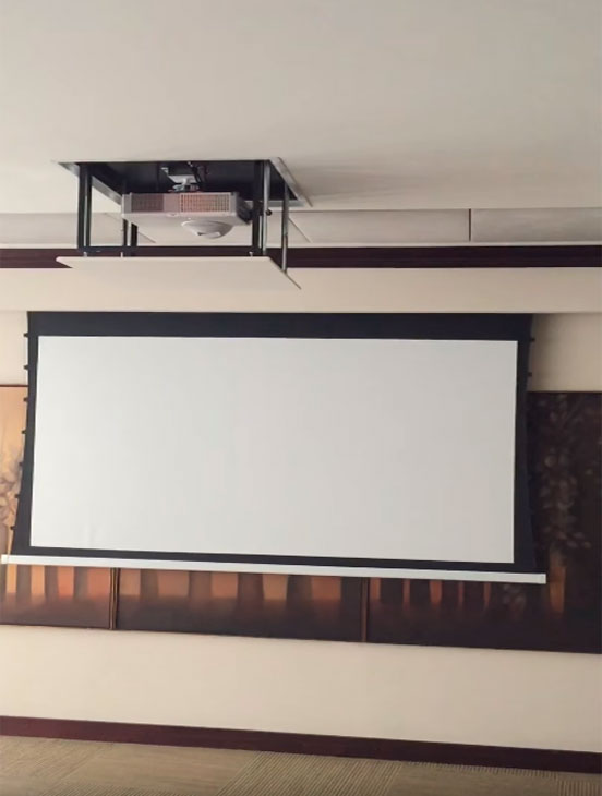 soporte tipo ascensor de un metro de largo para video proyector