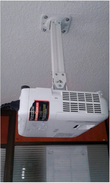 Soporte de techo con medida maxima de 260 cm