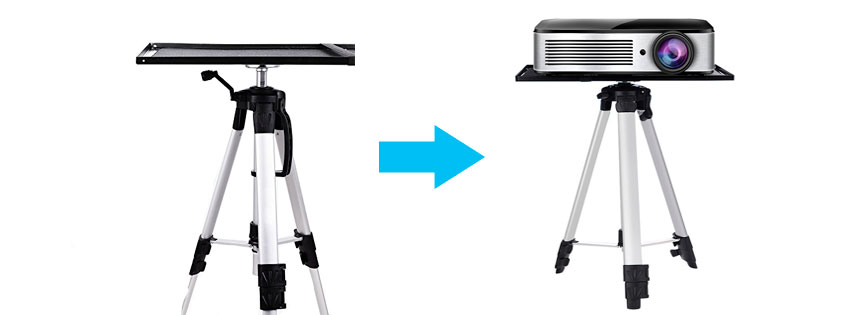 Telon con base tripode