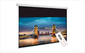 Pantalla para proyector con formato 16:9 de 353 x 198 cm