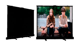 Telón para video beam de piso 240x180 cms