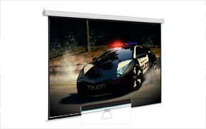 Pantalla manual de 100 pulgadas para video beam