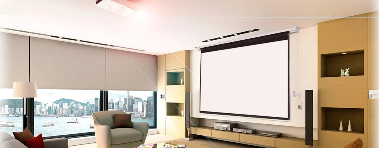 Telones electricos de video beam