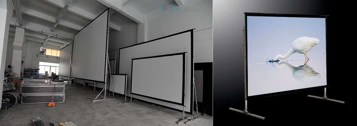 Telones de Estructura para Video proyección