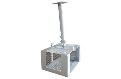 Soporte tipo canastilla con malla para videobeam