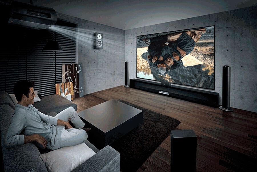 voltear la imagen del proyector