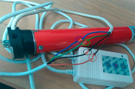 como conectar los cables de mi motor y control