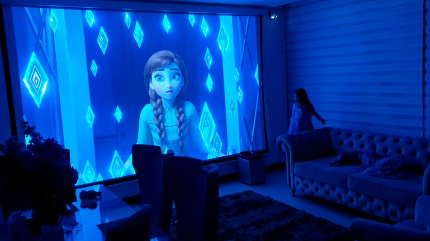 telon electrico 170 x 128 cm