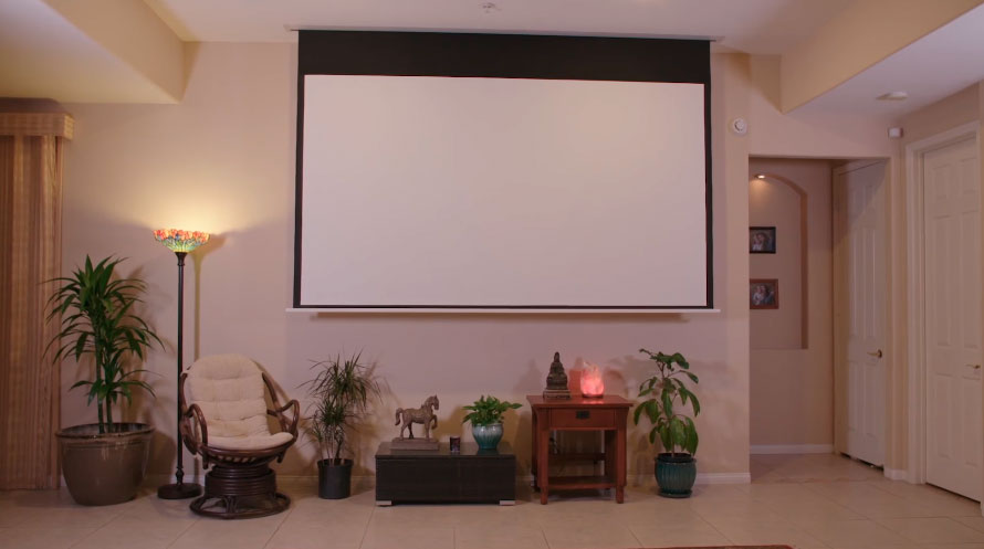 telon electrico 356 x 269 cm