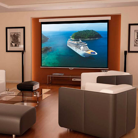 Pantalla de proyeccion manual de 280 x 210