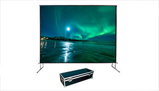 Telones de estructura para video proyeccion