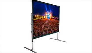 Telón con soporte movil 300x234