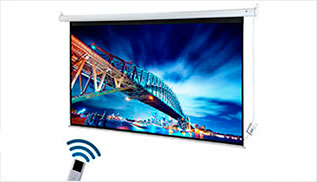 Pantalla para proyección trasera de 244 x 244 cm