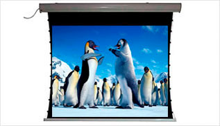 Telón tensionado de proyeccion 3d 180x180
