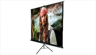 Telón tripode para video beam 280 x 210 cm