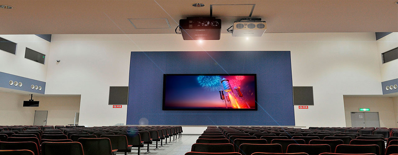 Telones electricos de video beam