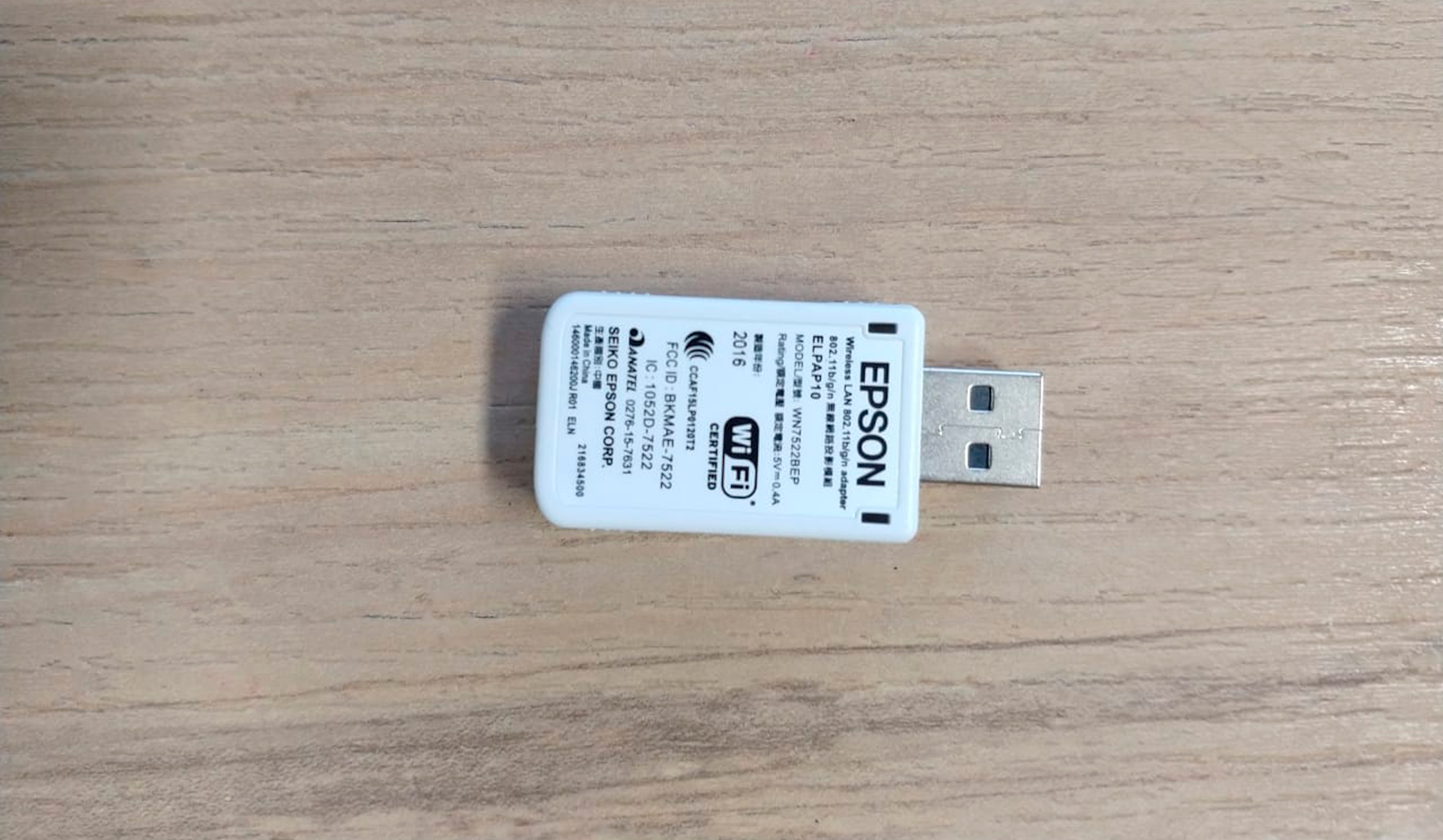dispositivo usb wifi para proyector