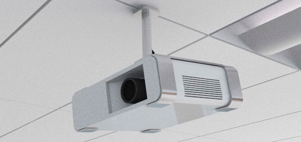 Soporte techo tipo canastilla para proyector